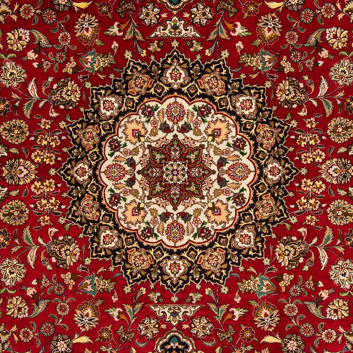 Perzisch tapijt - Tabriz - Royal - 300 x 202 cm - donkerrood