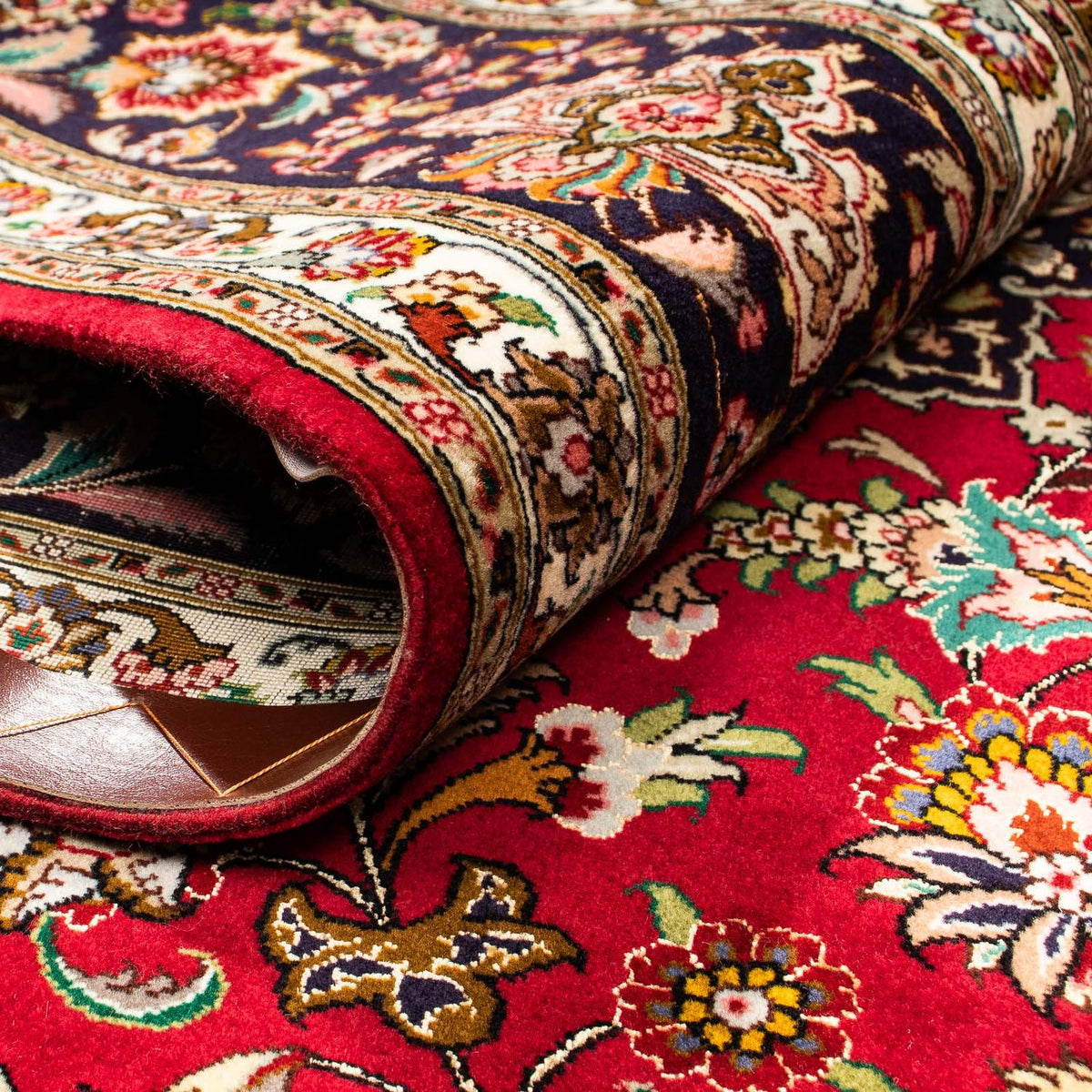 Perzisch tapijt - Tabriz - Royal - 300 x 202 cm - donkerrood