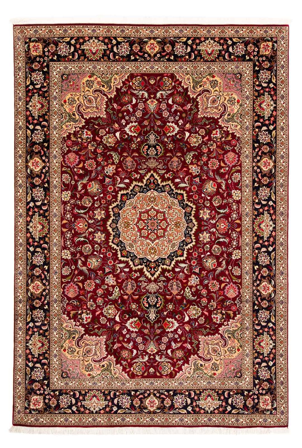 Perzisch tapijt - Tabriz - Royal - 300 x 202 cm - donkerrood