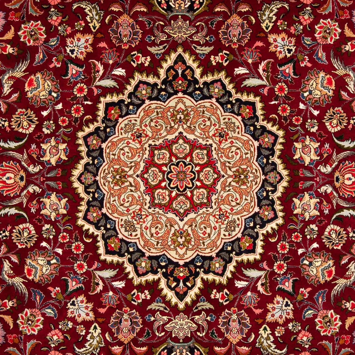 Perzisch tapijt - Tabriz - Royal - 300 x 202 cm - donkerrood