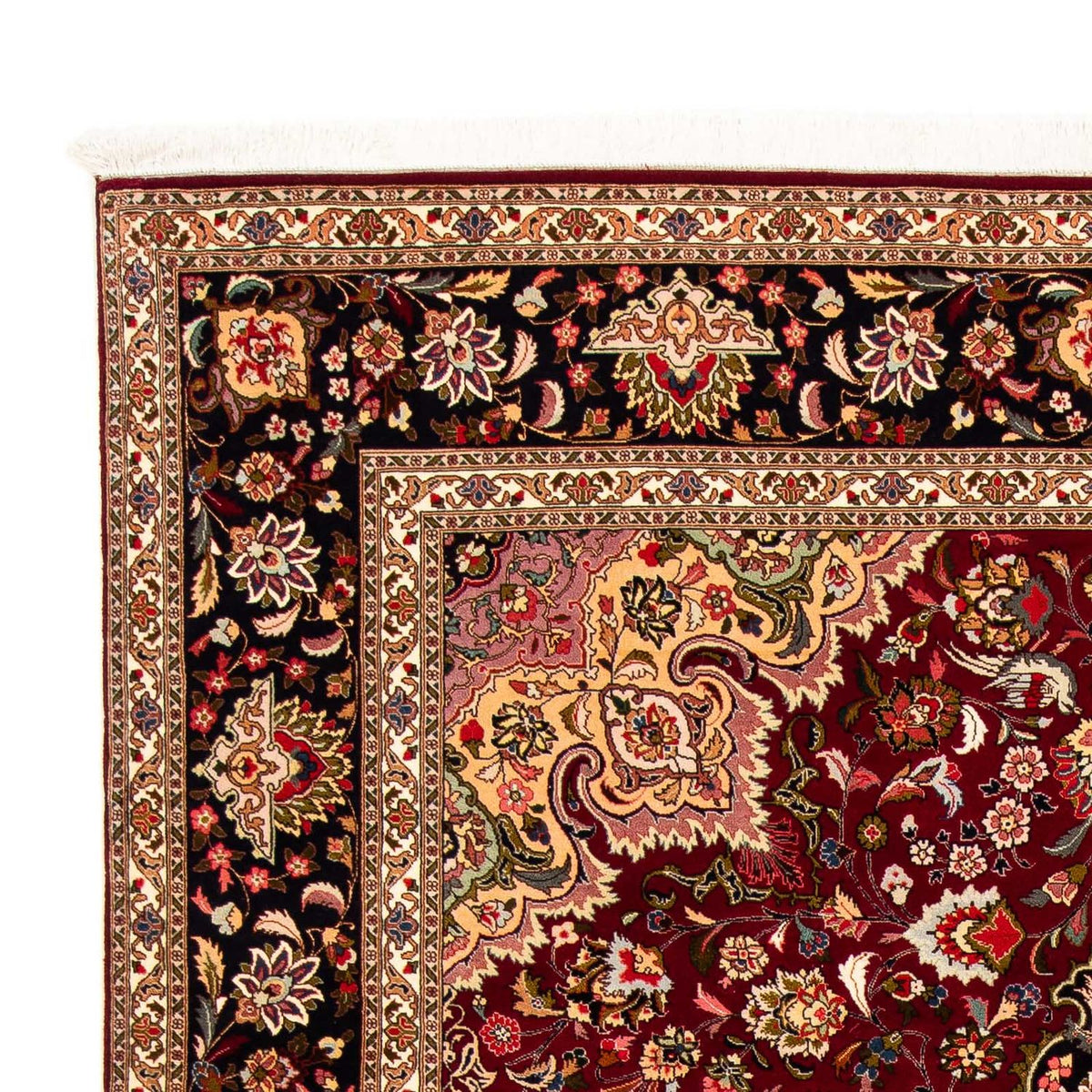 Perzisch tapijt - Tabriz - Royal - 300 x 202 cm - donkerrood