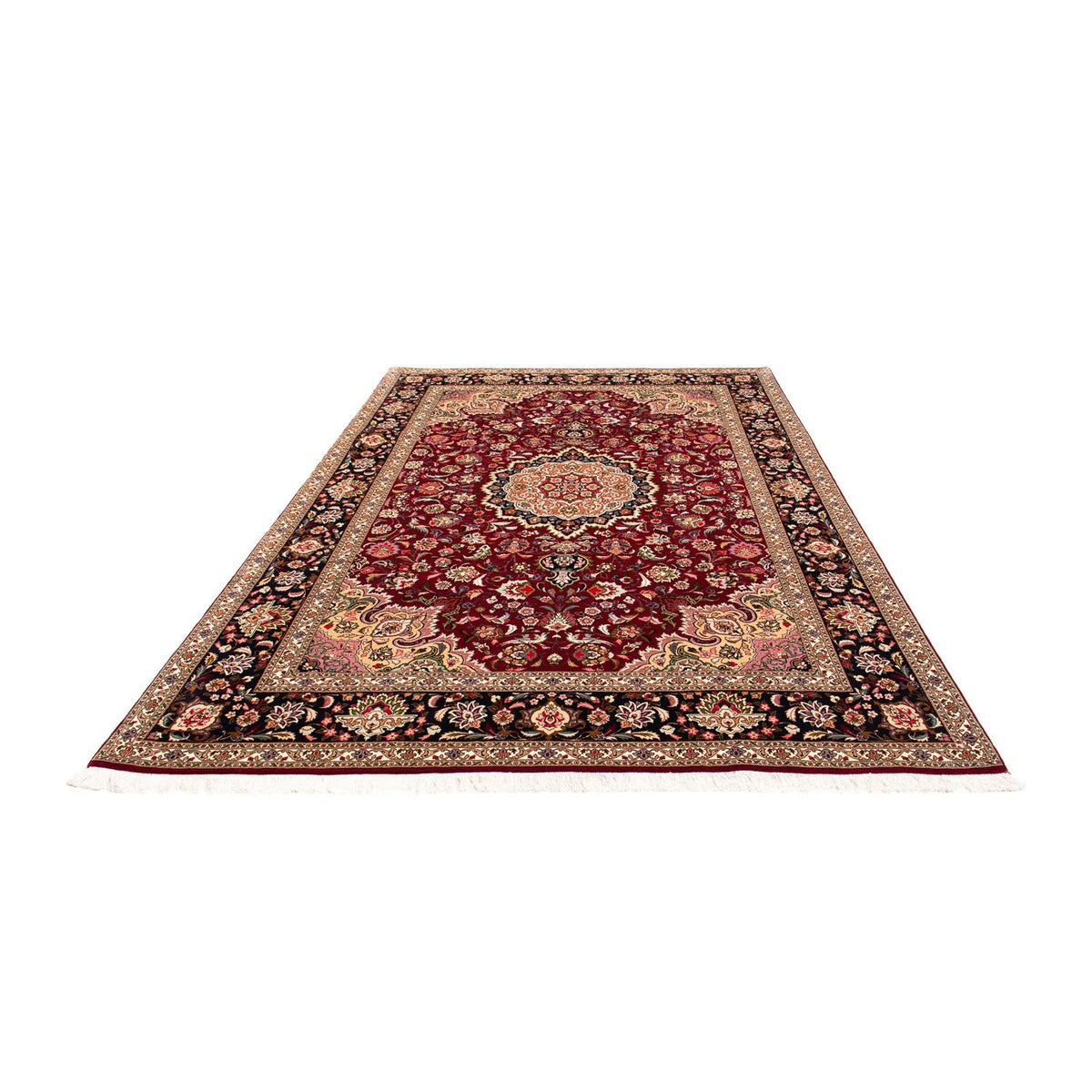 Perzisch tapijt - Tabriz - Royal - 300 x 202 cm - donkerrood