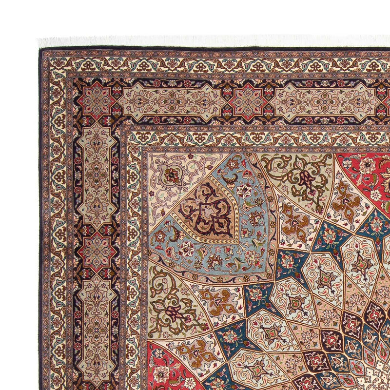 Perzisch tapijt - Tabriz - Royal vierkant  - 253 x 251 cm - lichtbruin