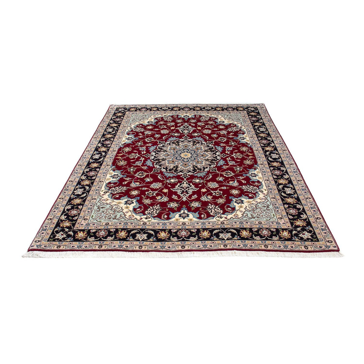 Perzisch tapijt - Tabriz - Royal - 207 x 155 cm - donkerrood