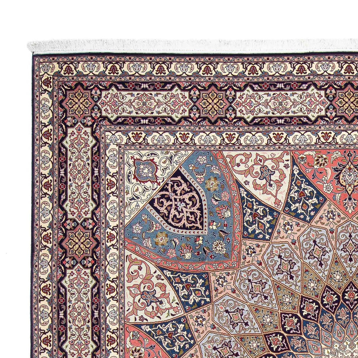 Perzisch tapijt - Tabriz - Royal vierkant  - 257 x 255 cm - lichtbruin