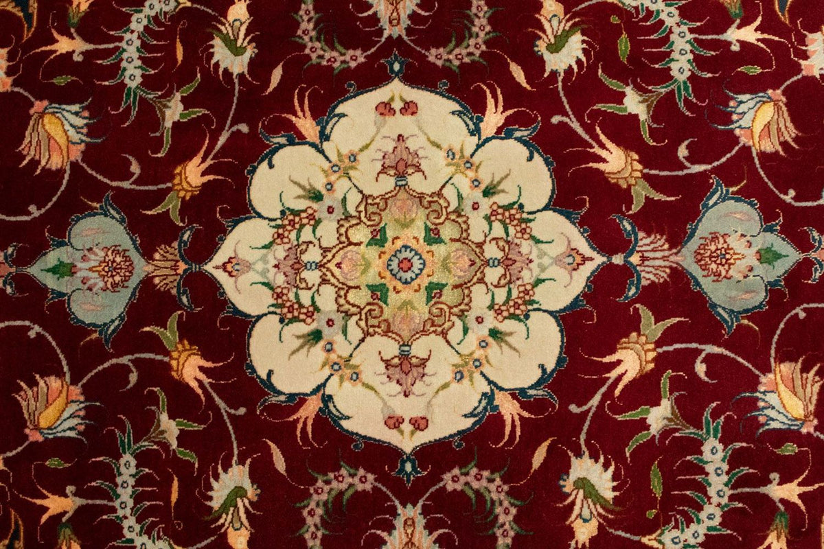 Perzisch tapijt - Tabriz - Royal - 150 x 101 cm - rood