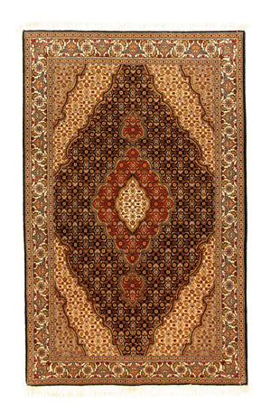 Perzisch tapijt - Tabriz - Royal - 155 x 100 cm - donkerblauw
