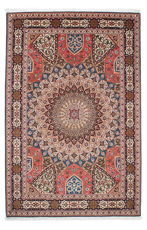 Perzisch tapijt - Tabriz - Royal - 252 x 167 cm - lichtbruin