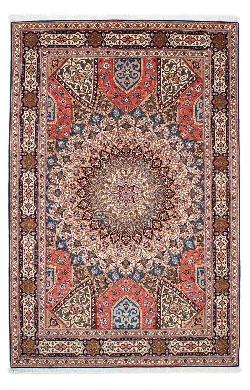 Perzisch tapijt - Tabriz - Royal - 252 x 167 cm - lichtbruin