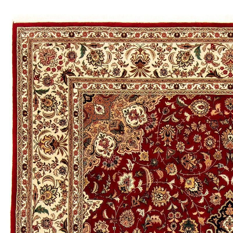 Perzisch tapijt - Tabriz - Royal - 348 x 252 cm - donkerrood