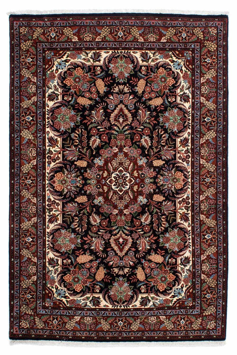 Perzisch tapijt - Bijar - 210 x 133 cm - donkerblauw