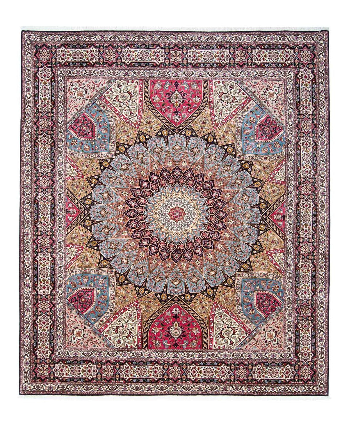 Perzisch tapijt - Tabriz - Royal - 304 x 255 cm - veelkleurig