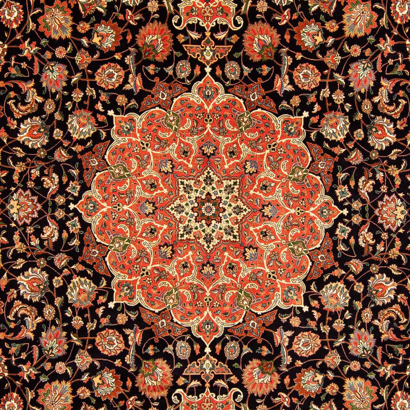 Perzisch tapijt - Tabriz - Royal - 407 x 297 cm - donkerblauw