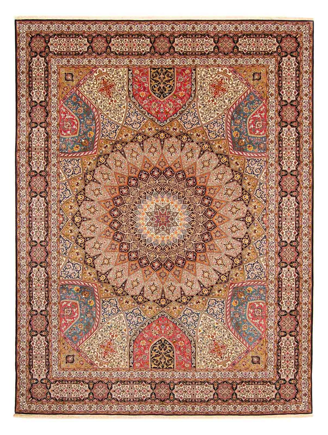 Perzisch tapijt - Tabriz - Royal - 400 x 300 cm - veelkleurig