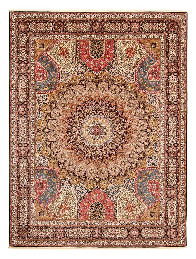 Perzisch tapijt - Tabriz - Royal - 400 x 300 cm - veelkleurig