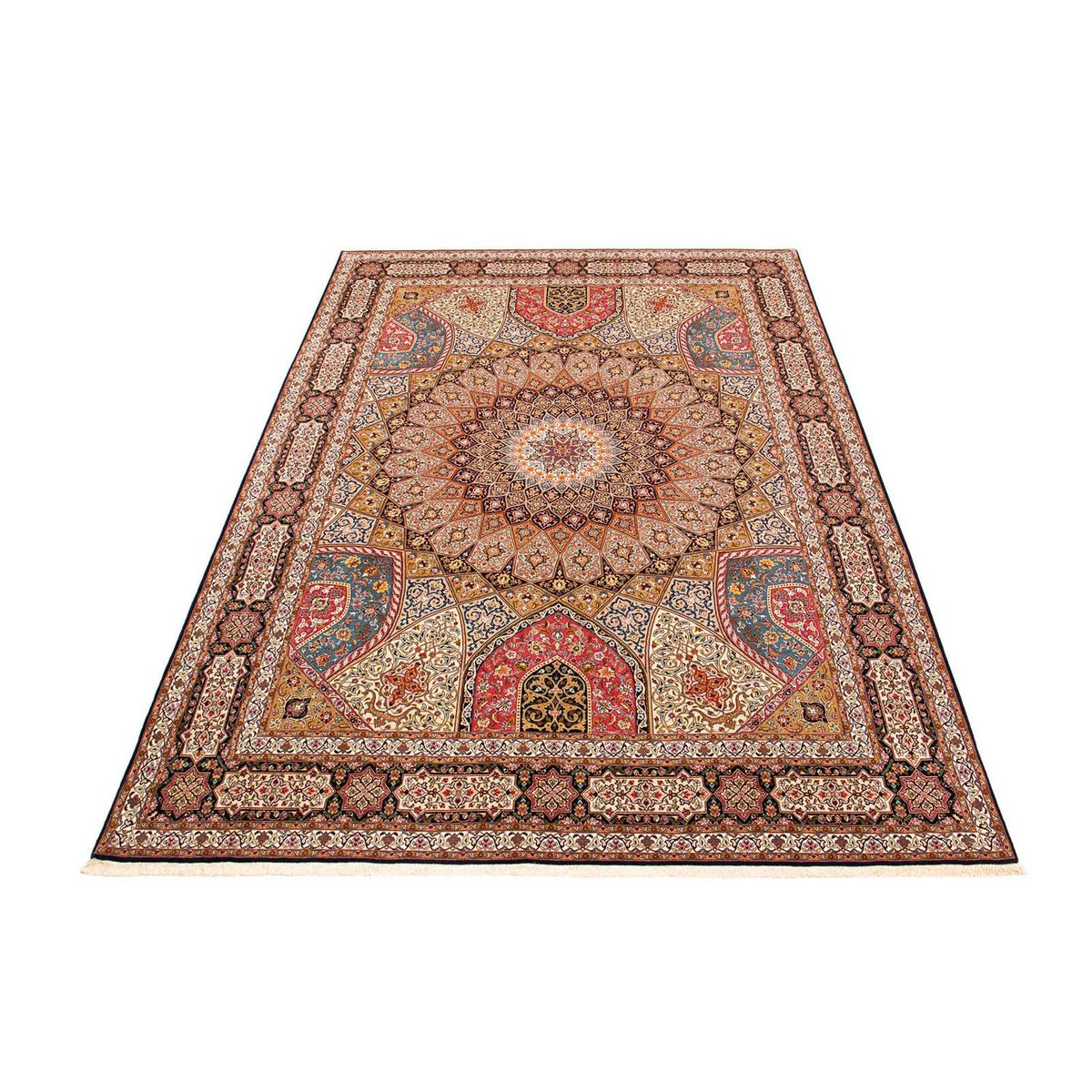 Perzisch tapijt - Tabriz - Royal - 400 x 300 cm - veelkleurig