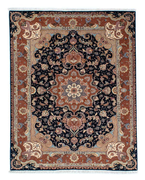 Perzisch tapijt - Tabriz - Royal - 200 x 155 cm - donkerblauw