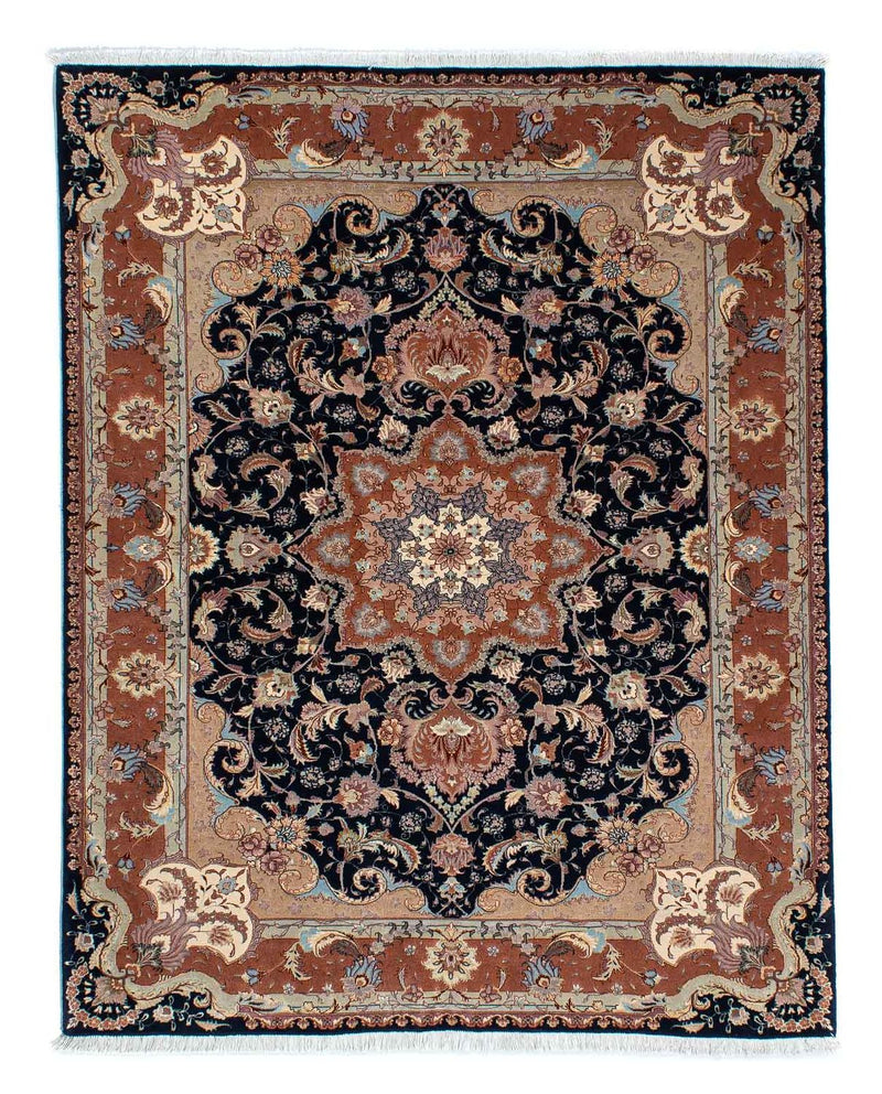 Perzisch tapijt - Tabriz - Royal - 200 x 155 cm - donkerblauw