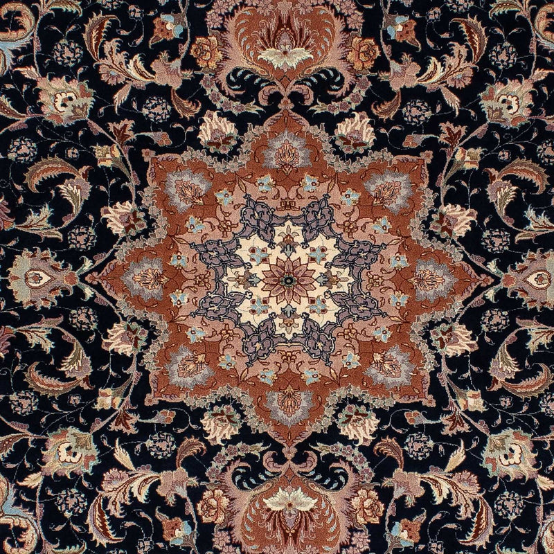 Perzisch tapijt - Tabriz - Royal - 200 x 155 cm - donkerblauw