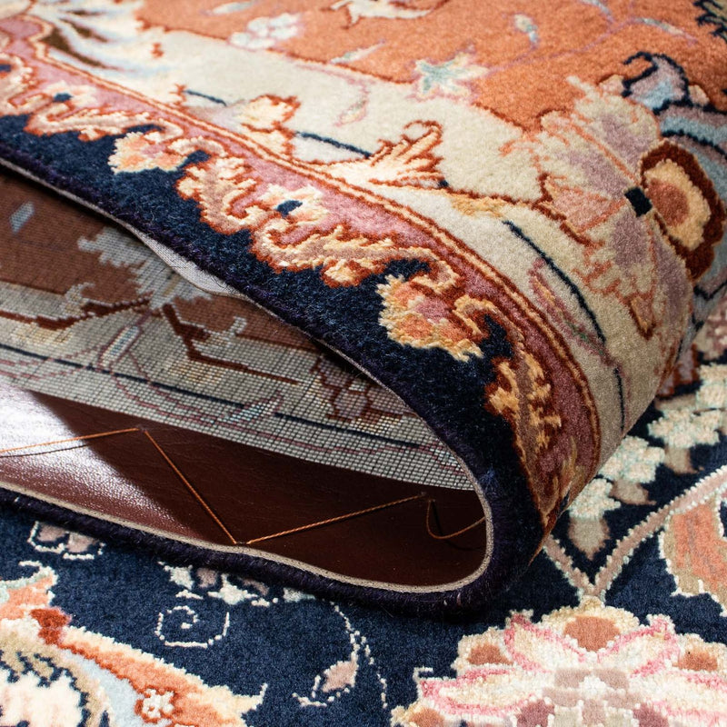 Perzisch tapijt - Tabriz - Royal - 200 x 155 cm - donkerblauw