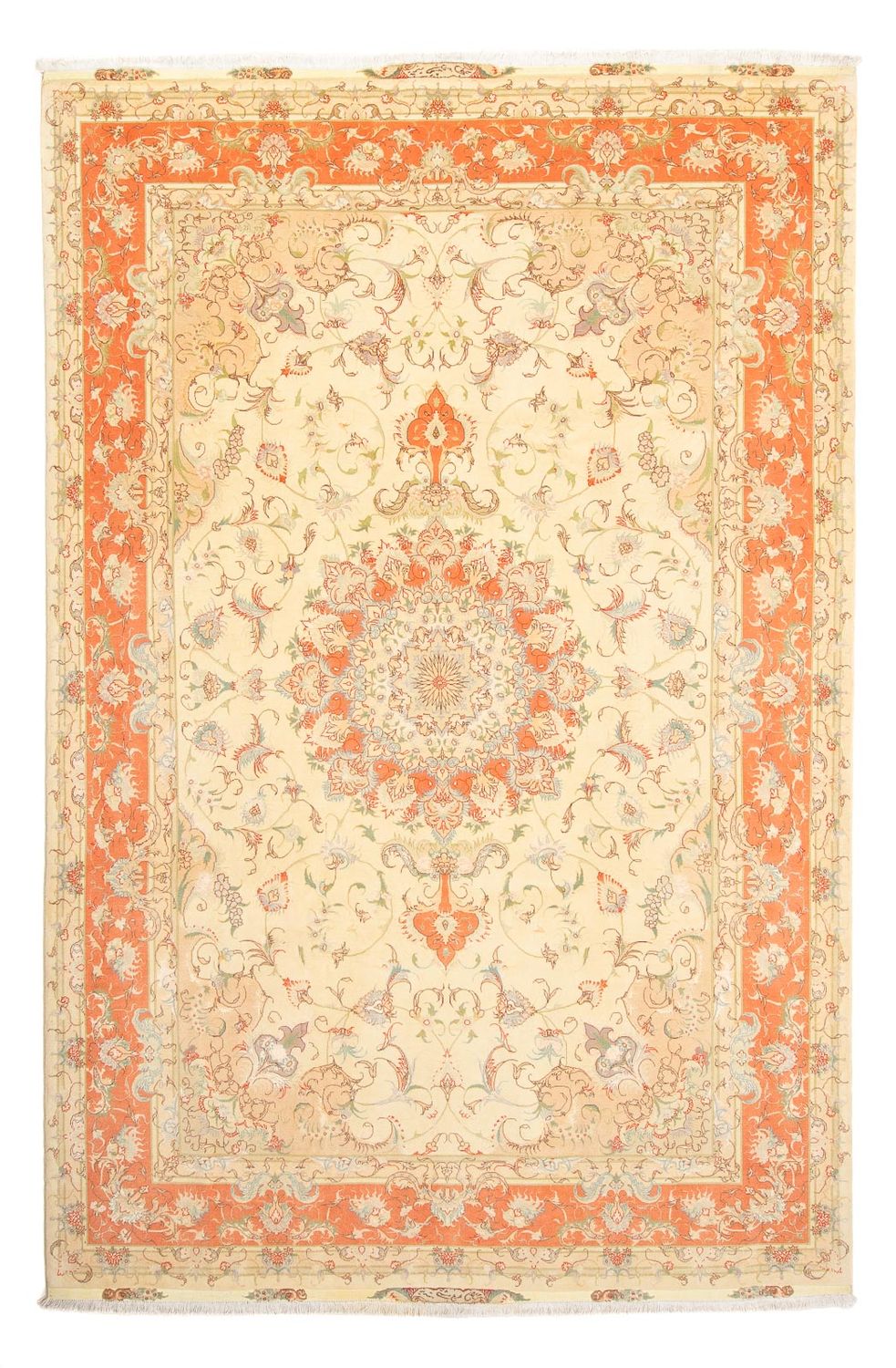 Perzisch tapijt - Tabriz - Royal - 300 x 202 cm - beige