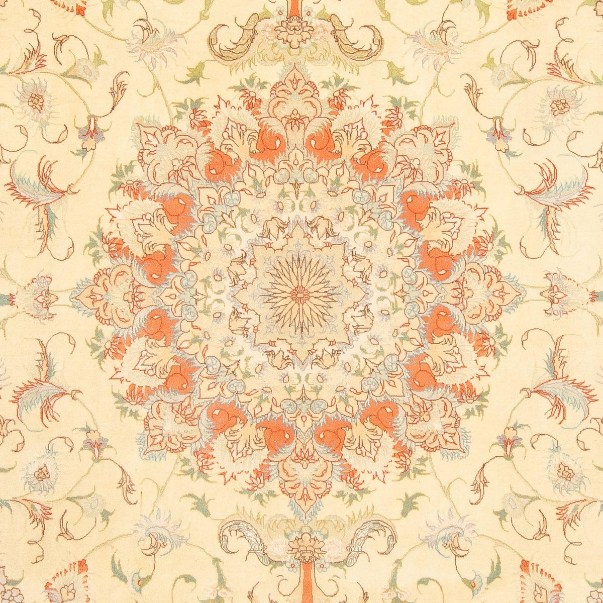 Perzisch tapijt - Tabriz - Royal - 300 x 202 cm - beige