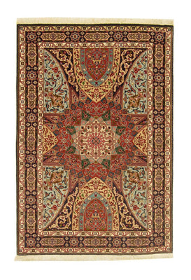 Perzisch tapijt - Tabriz - Royal - 151 x 102 cm - veelkleurig