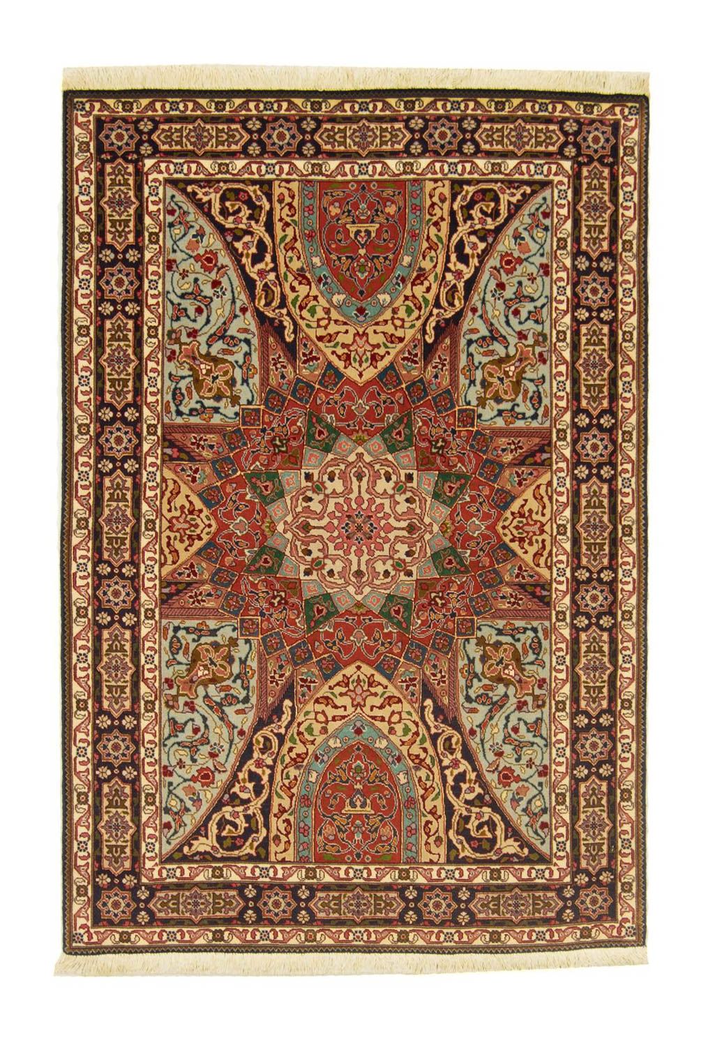 Perzisch tapijt - Tabriz - Royal - 151 x 102 cm - veelkleurig