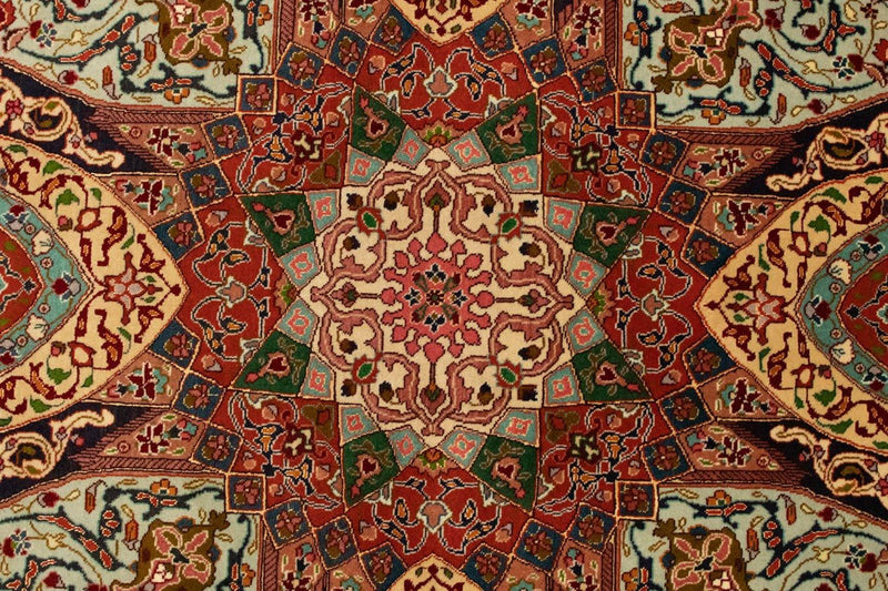 Perzisch tapijt - Tabriz - Royal - 151 x 102 cm - veelkleurig