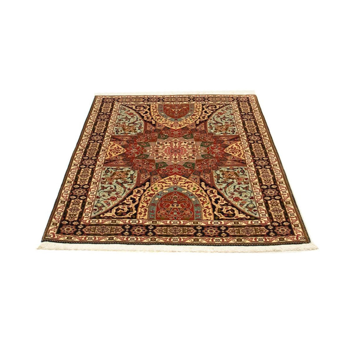 Perzisch tapijt - Tabriz - Royal - 151 x 102 cm - veelkleurig