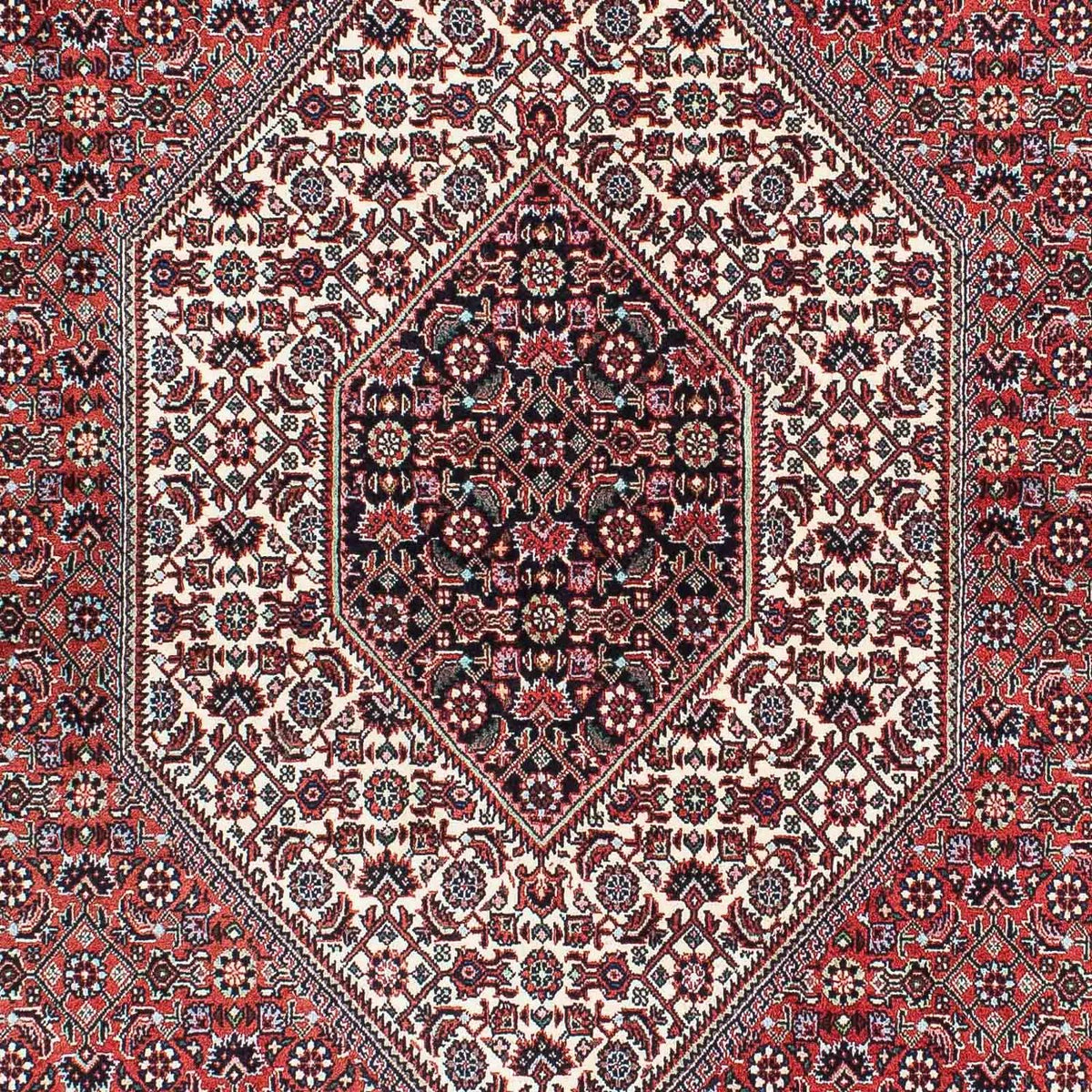 Perzisch tapijt - Bijar - 214 x 127 cm - licht rood