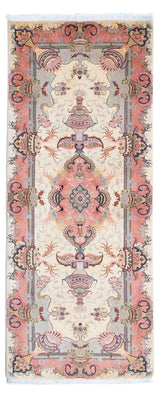 Loper Perzisch tapijt - Tabriz - Royal - 203 x 80 cm - beige