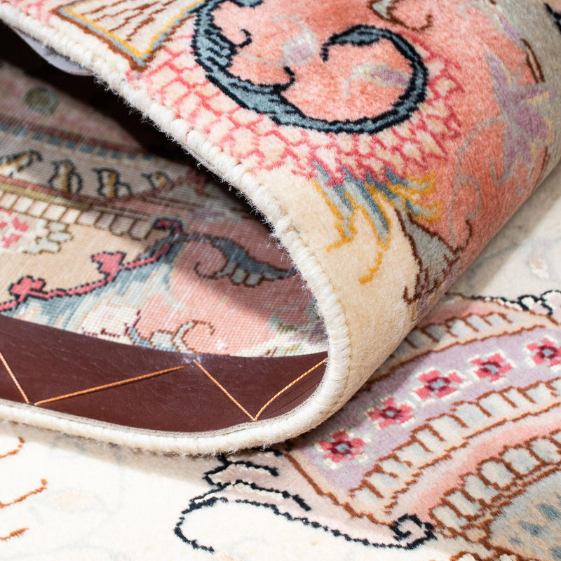 Loper Perzisch tapijt - Tabriz - Royal - 203 x 80 cm - beige