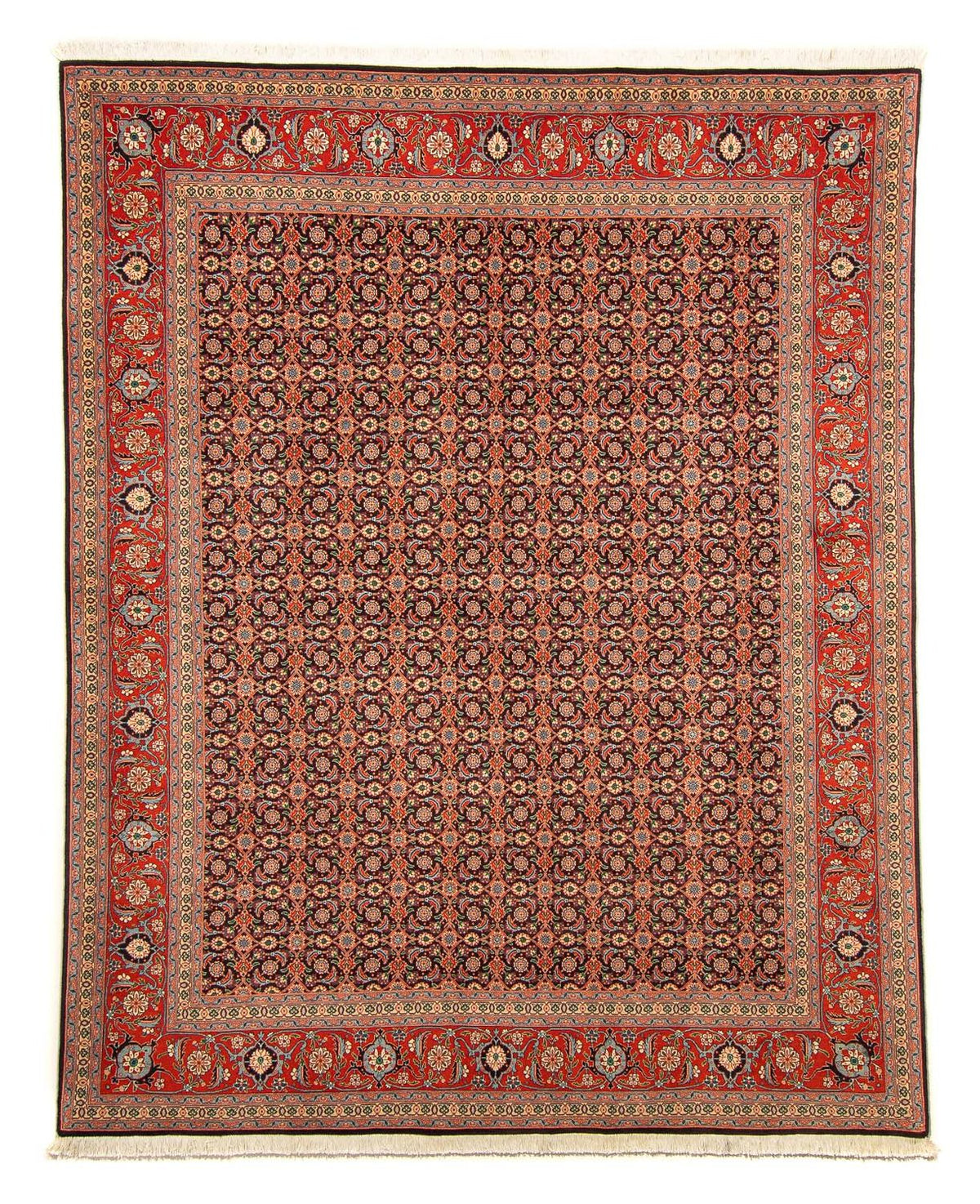 Perzisch tapijt - Tabriz - 252 x 201 cm - donkerblauw
