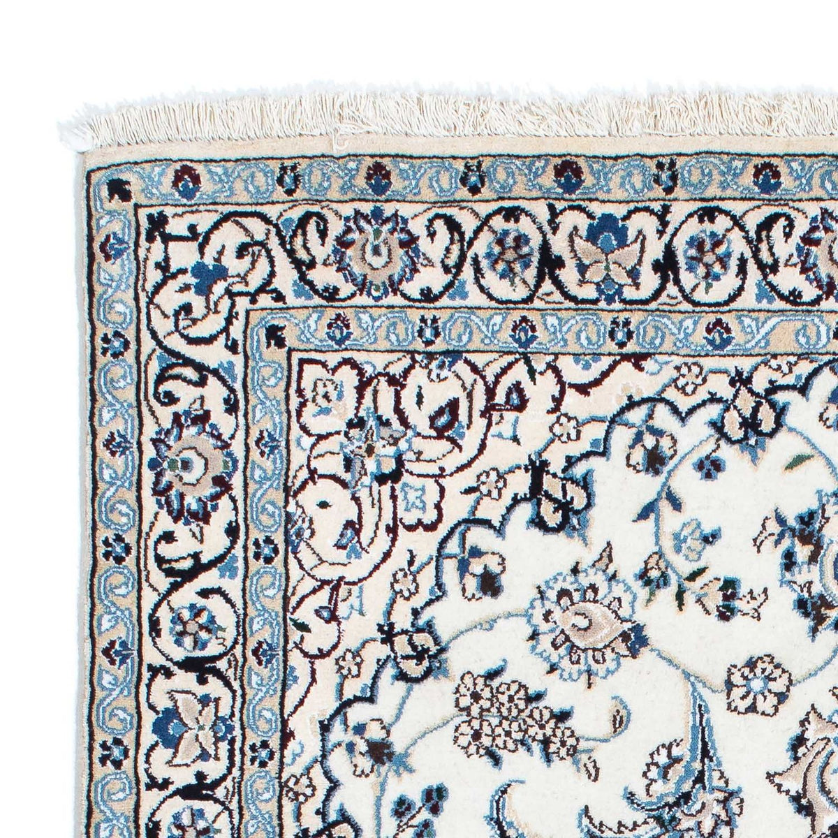 Perzisch tapijt - Nain - Koninklijk - 176 x 113 cm - beige