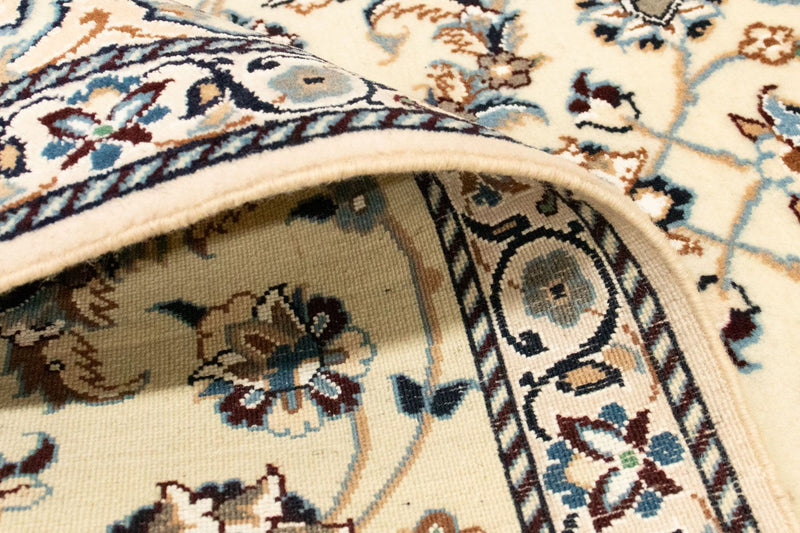 Perzisch tapijt - Nain - Koninklijk - 127 x 88 cm - beige