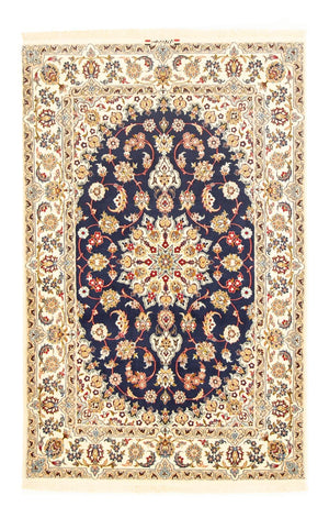 Perzisch tapijt - Isfahan - Premium - 171 x 108 cm - donkerblauw