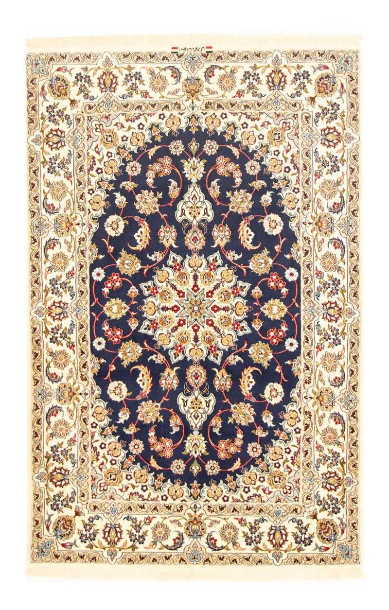 Perzisch tapijt - Isfahan - Premium - 171 x 108 cm - donkerblauw