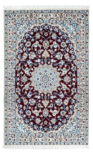 Perzisch tapijt - Nain - Koninklijk - 182 x 110 cm - donkerrood