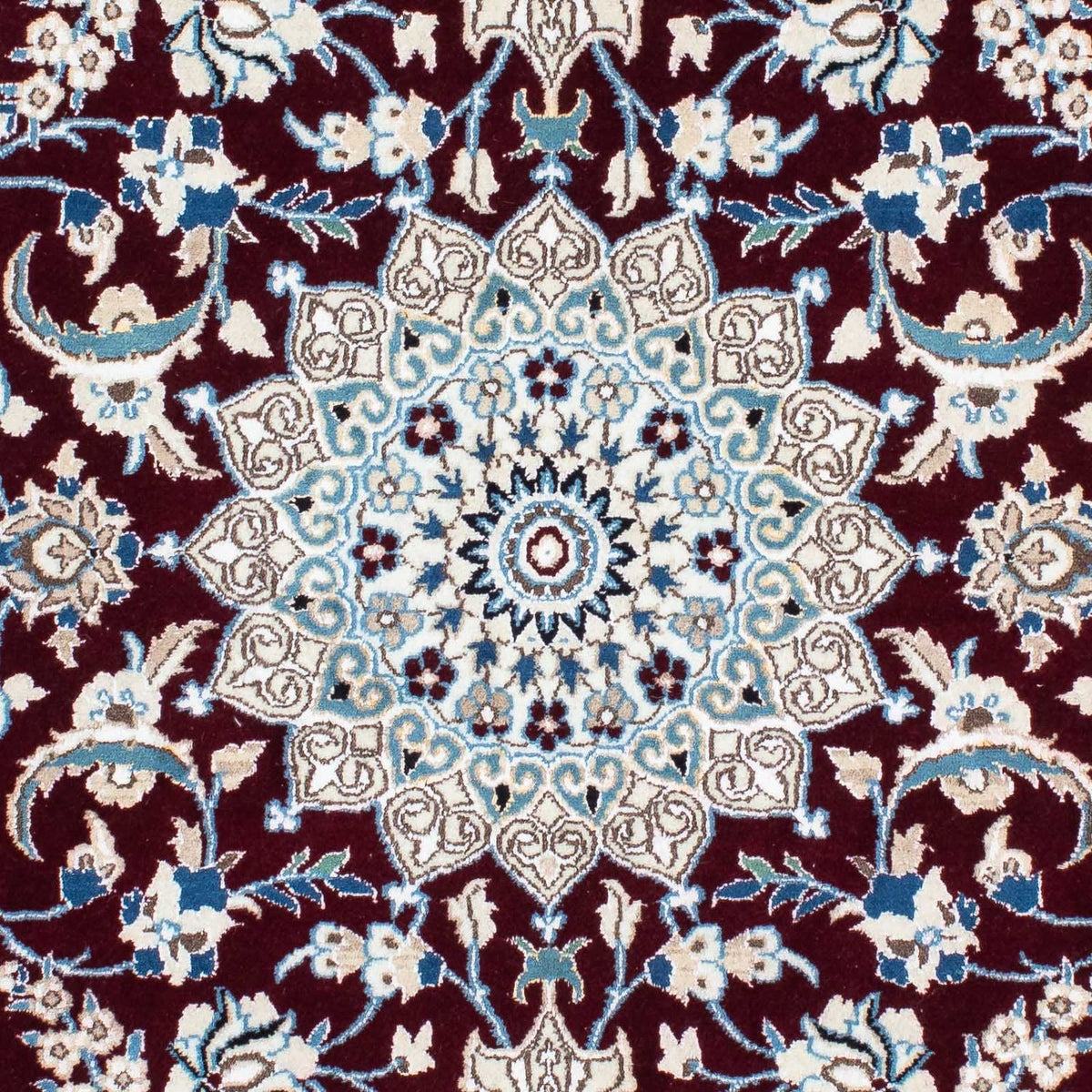 Perzisch tapijt - Nain - Koninklijk - 182 x 110 cm - donkerrood