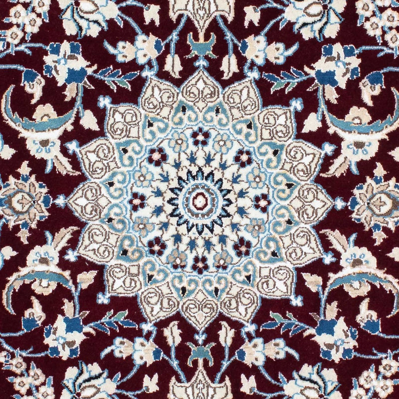 Perzisch tapijt - Nain - Koninklijk - 182 x 110 cm - donkerrood