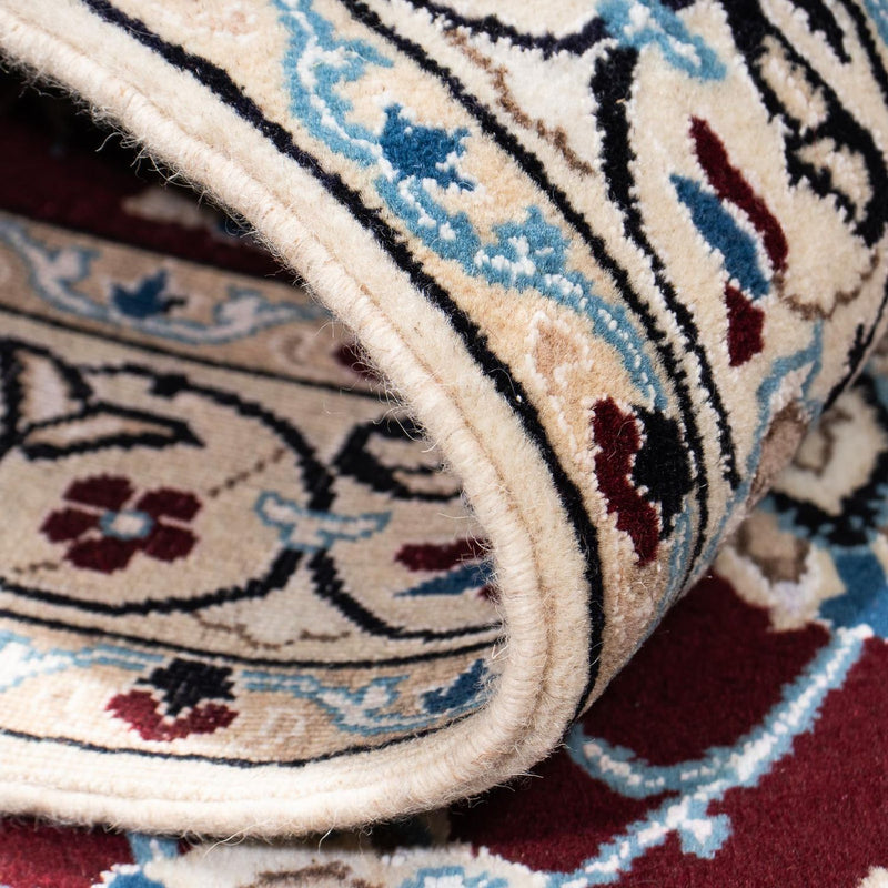 Perzisch tapijt - Nain - Koninklijk - 182 x 110 cm - donkerrood