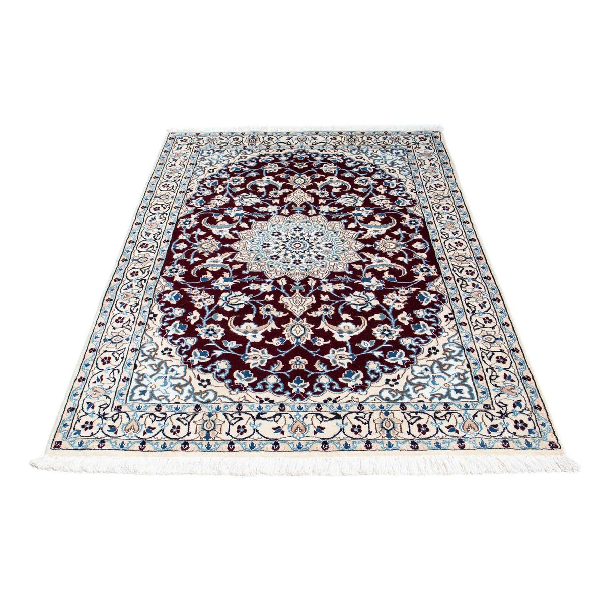 Perzisch tapijt - Nain - Koninklijk - 182 x 110 cm - donkerrood
