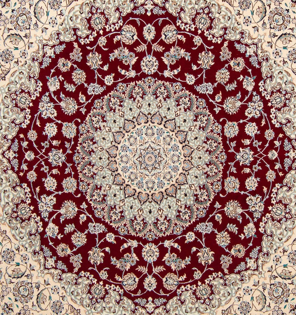 Perzisch tapijt - Nain - Premium vierkant  - 211 x 200 cm - beige