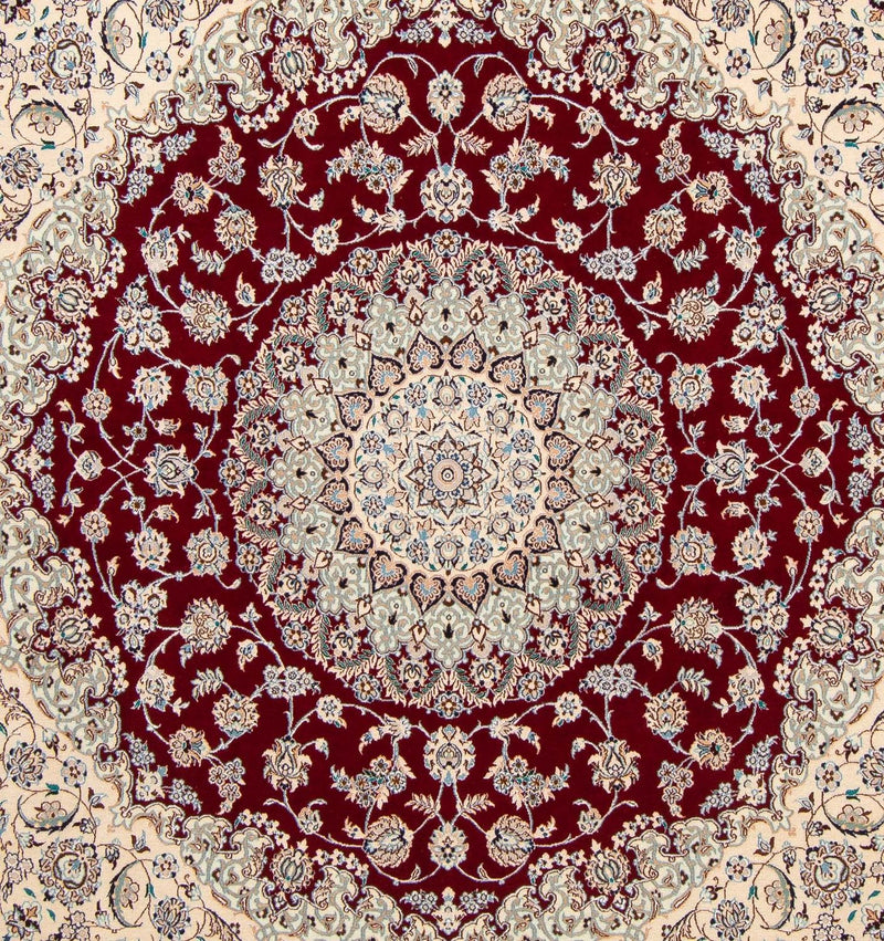 Perzisch tapijt - Nain - Premium vierkant  - 211 x 200 cm - beige