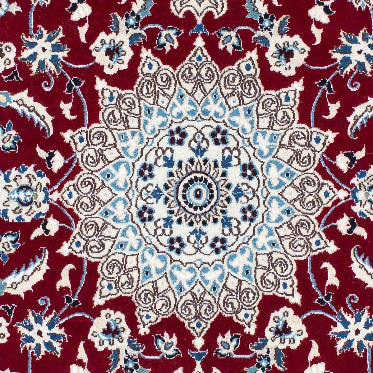 Loper Perzisch tapijt - Nain - Koninklijk - 177 x 107 cm - donkerrood