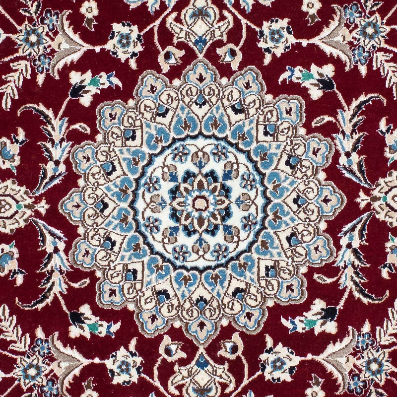 Perzisch tapijt - Nain - Koninklijk - 163 x 115 cm - donkerrood