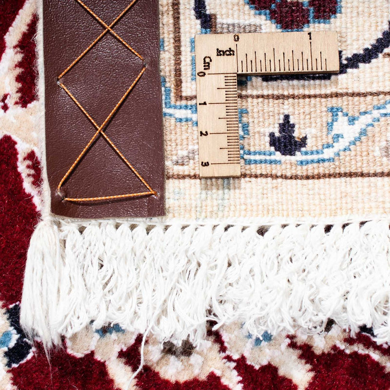 Perzisch tapijt - Nain - Koninklijk - 163 x 115 cm - donkerrood