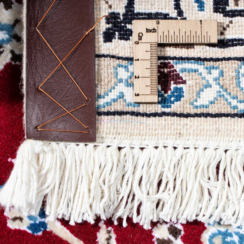 Perzisch tapijt - Nain - Koninklijk - 169 x 113 cm - donkerrood