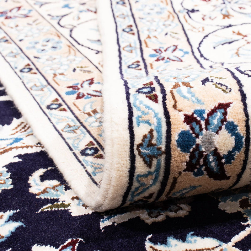 Perzisch tapijt - Nain - Koninklijk - 251 x 200 cm - donkerblauw